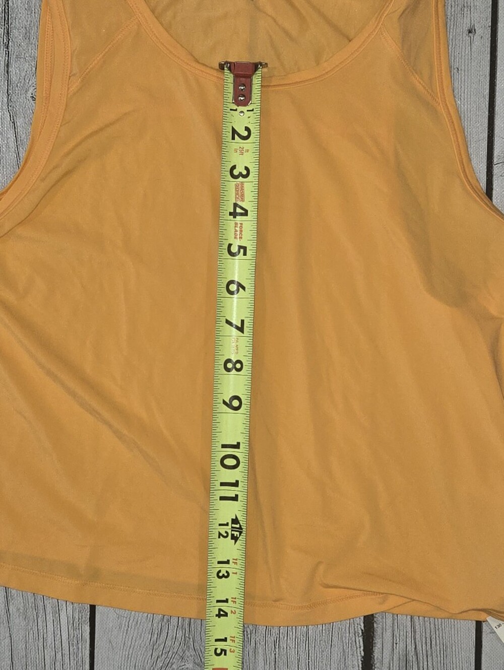 NWT aerie Offline Orange Scoop Neck Tank Top Womens M - Picture 5 of 7